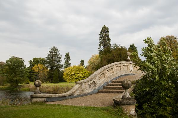 Ornamental bridge at Wrest Park