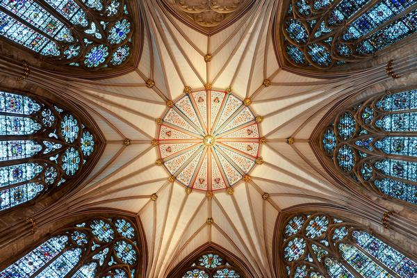 Chapter House ceiling at York Minster