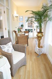 The conservatory to sit and relax