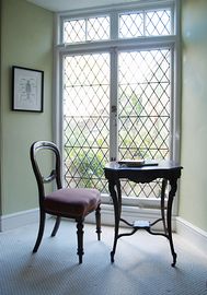 Georgian window to garden