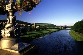 Peebles and River Tweed