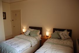 ground floor twin bedded room with ensuite