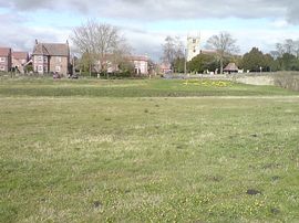 View across the green