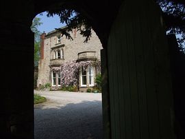 Castle House Through Garden Door