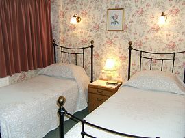 The ground floor twin room