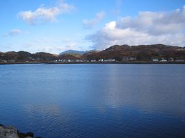Lochinver from the harbour