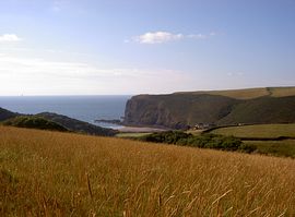 Views From the campsite to the beach.