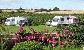 Two of the spacious pitches