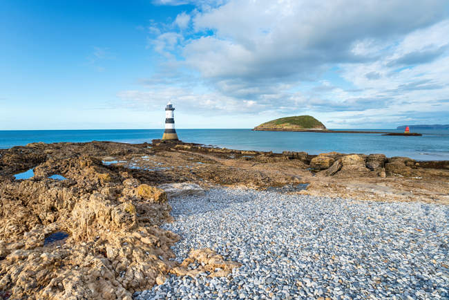 Trwyn Du Lighthouse on Anglesey