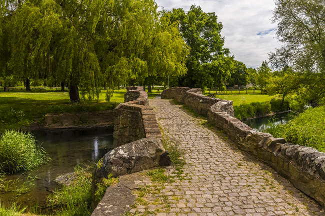 Old Packhorse Bridge on the outskirts of Anstey, Leicestershire