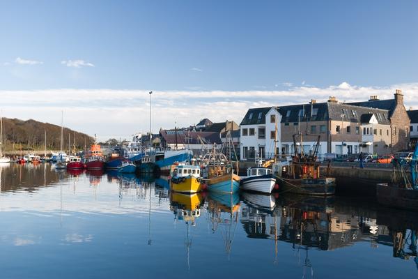 Stornoway Harbour, Isle of Lewis ©Shutterstock / Bill McKelvie Fishing boats tied up in Stornoway Harbour, Isle of Lewis
