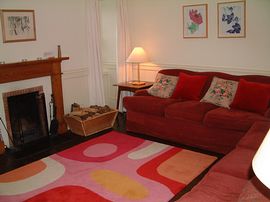 Lounge with open fire