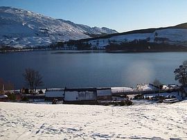 Top of the garden in snow great for sledging   