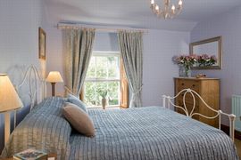 The sunny south facing double bedroom