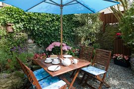 The private patio garden