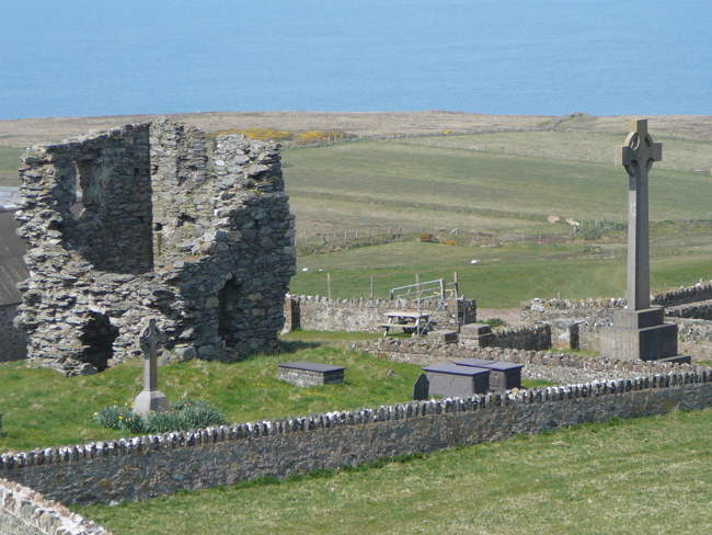 Bardsey Abbey ruins &copy; Jeffrey Darlington