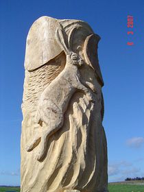 Sculpture on Brodsworth Community Woodland &copy;Sarah Walker