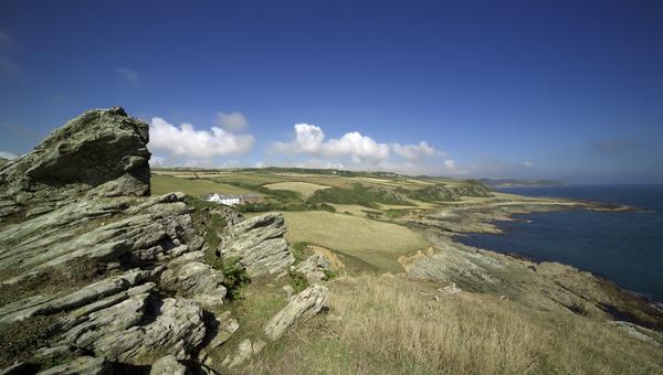 South West Coast Path at Prawle Point.