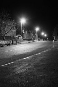 Auchnagatt at night. &copy; Duncan Gerrie