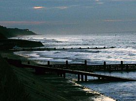 Scene at Bacton Beach &copy; Alexander Nitzsche