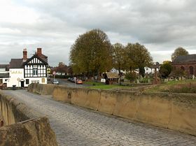 View of the Royal Oak from the bridge &copy; Chris Park