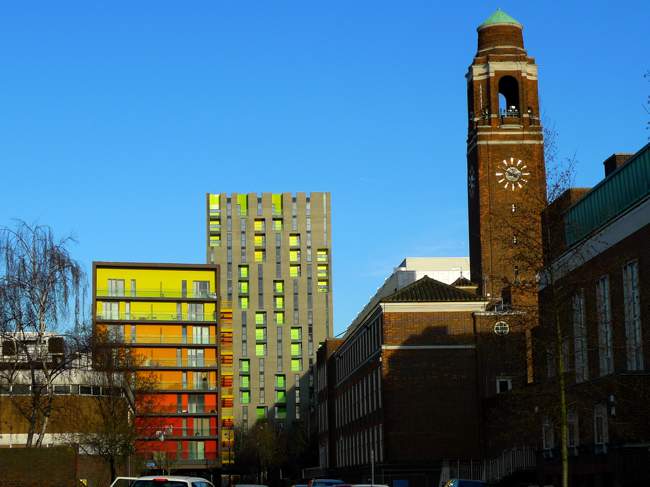 Clock tower of Town hall Barking