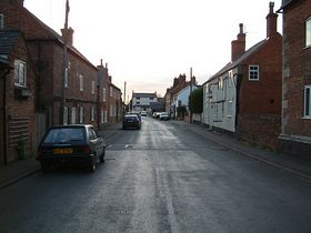 Barsby - looking down the Main Street at the old pub which caught fire a good 15 years ago - &copy; Sam Tait