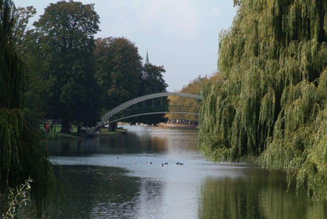 The River Ouse and the Millenium Bridge, Bedford &copy; Julia Tiller