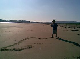 Belhaven Beach on a Sunday morning &copy; Gareth Topham