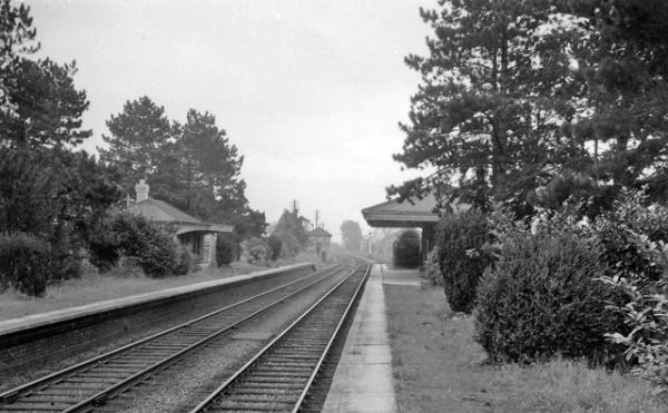 Remains of Bishops Cleeve Rail Station