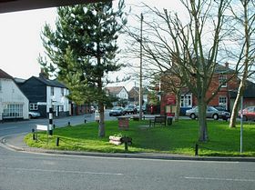 The Horsefayre Green, picture taken from front of village shop &copy; Nat Whalley