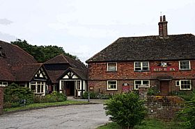 The Red Barn, Blindley Heath &copy; Beverly Bryant