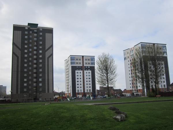 Hi Rise Flats in Bootle