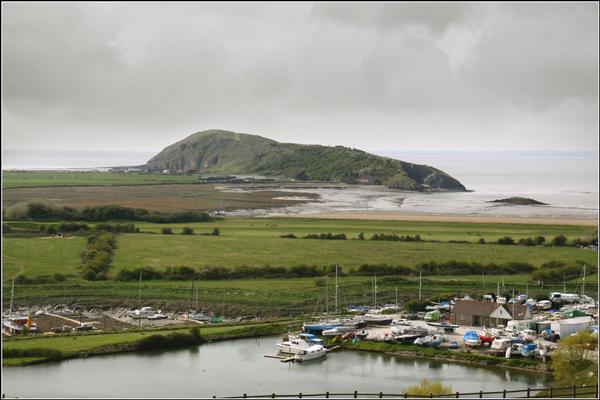 View of Brean Down from Uphill