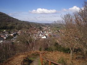 View of village from castle &copy; Richard Jackson