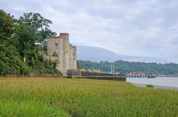 Upnor Castle built in Elizabethan Times to protect ships in Chatham Dockyard