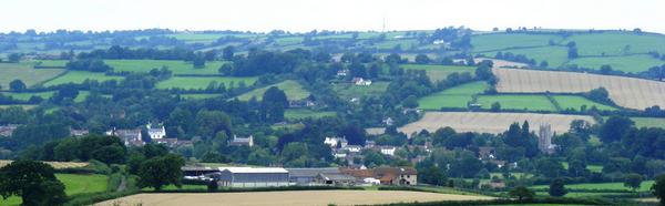 Chew Magna from Knowle Hill