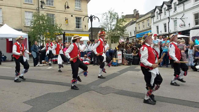 Morris Dancers at the Folk Festival