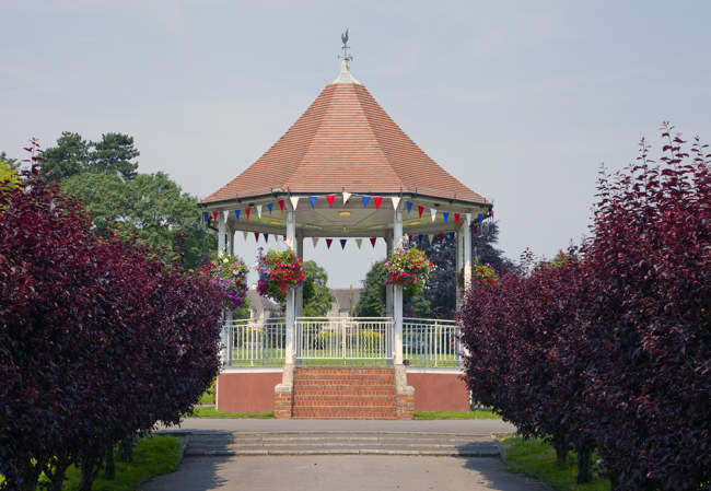 Bandstand in John Coles Park