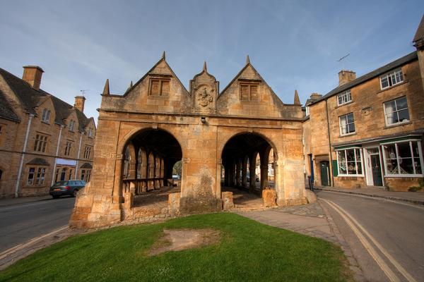 The Market Hall ancient building in the centre of Chipping Campden
