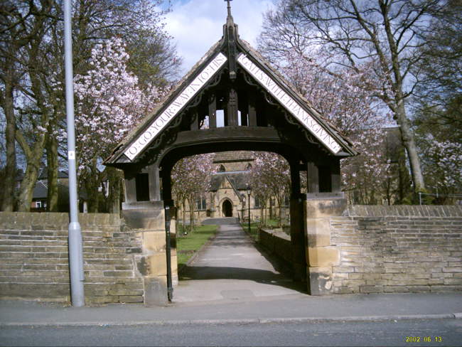 The Entrance to Historic St Johns Church, Clayton &copy; Michael McGann