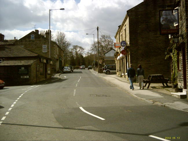 A view up Clayton Lane &copy; Michael McGann