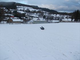 Sledging new years day 2010 &copy; MARY NEWCOMBE