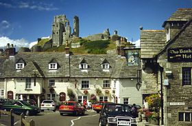 Corfe village and castle &copy; Rod Jones