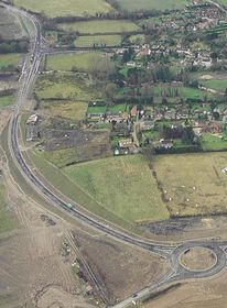 this image was when the the bypass was built  at Corpusty &copy; Fiona Sinclair