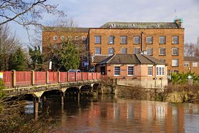 The cotton mill on the River Derwent at Darley Abbey &copy; RodJonesPhotography.co.uk