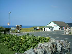 The sea and post office at Durness &copy; M Taylor