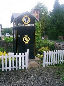 Restored AA box at Eardisland, Herefordshire &copy; Tony Boyce