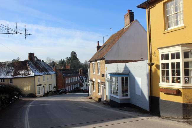 Church Hill, looking west, in Finchingfield