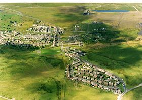 Aerial photo of Fochriw &copy; Ifor Coggan